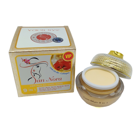 kem trị mụn san nora đa chức năng 9 tác dụng (30g)