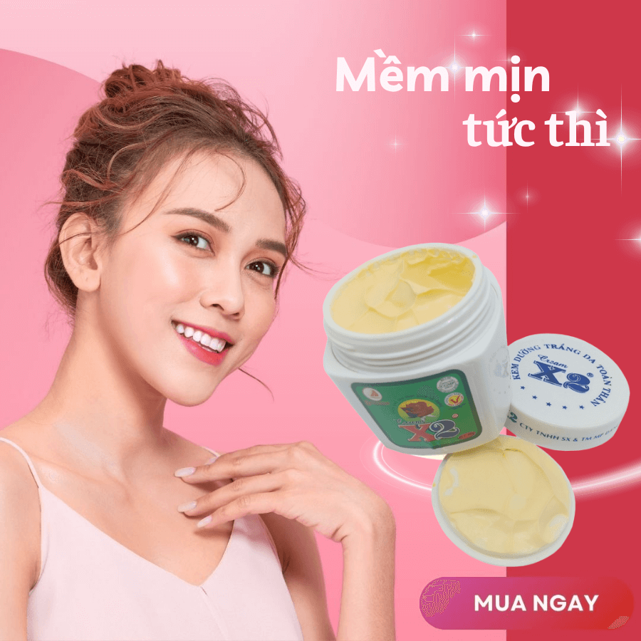 Kem Dưỡng Trắng Da Toàn Thân x2