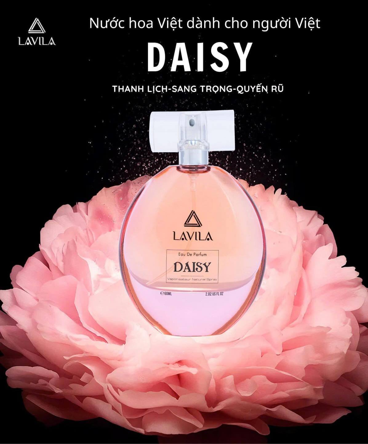 Nước Hoa LAVILA Daisy Thanh Lịch, Sang Trọng, Quyến Rũ 60ml