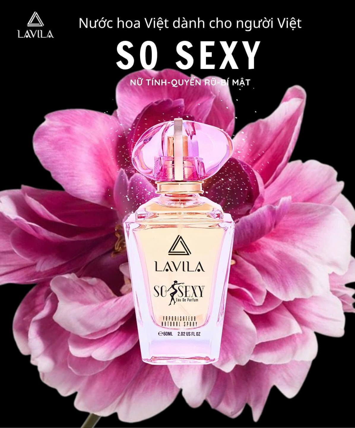 Nước Hoa LAVILA So Sexy Nữ Tính, Quyến Rũ, Nổi Bật 60ml