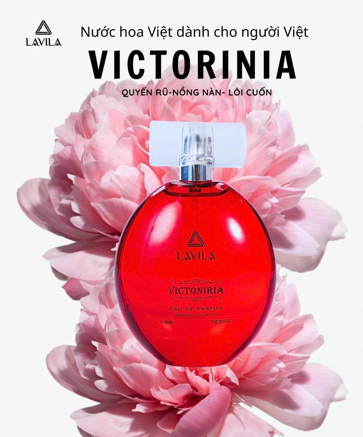 Nước Hoa LAVILA Victoniria Quyến Rũ, Nồng Nàn, Gợi Cảm 60ml