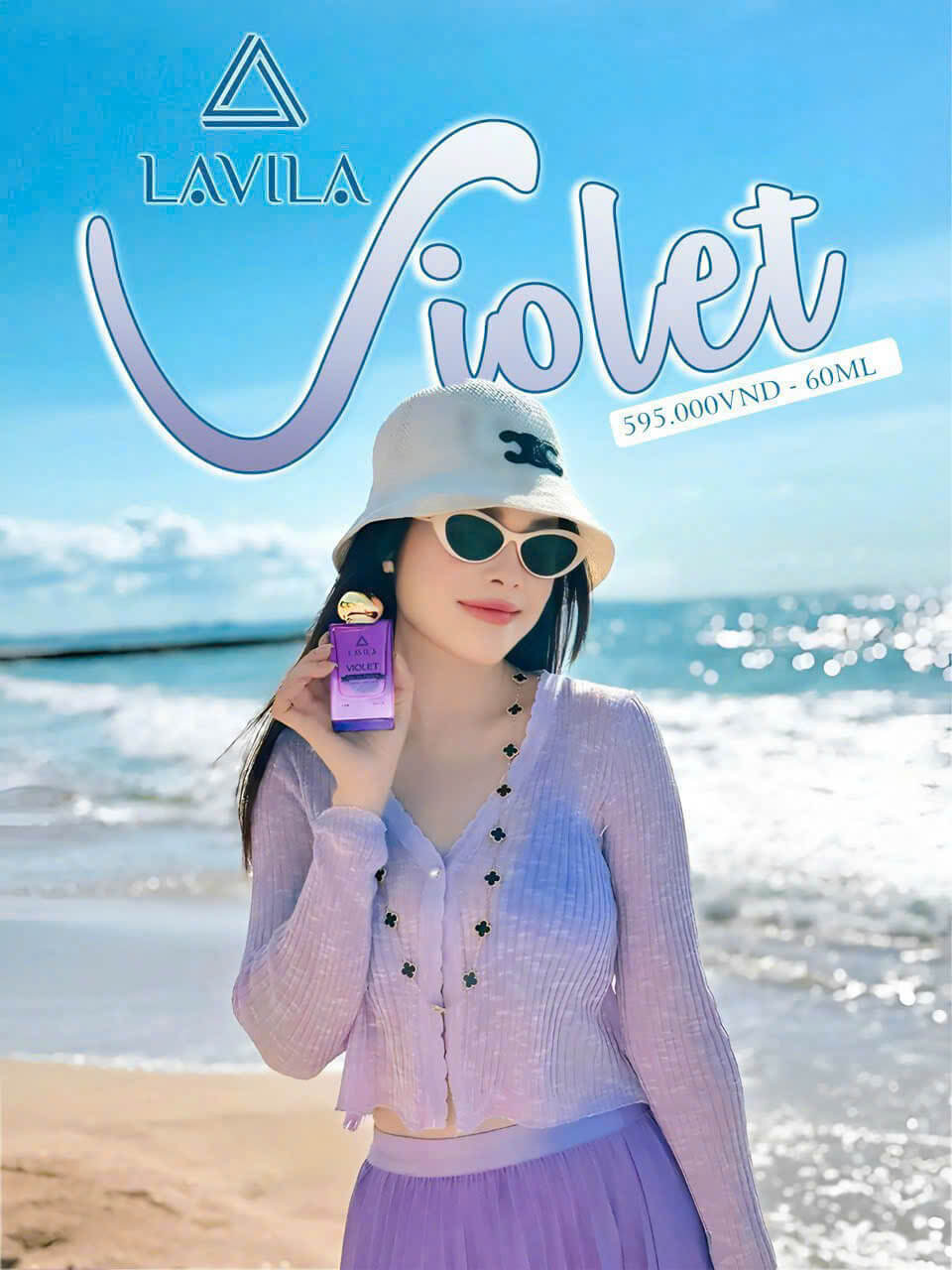 Nước Hoa LAVILA Violet Gợi Cảm, Bí Ẩn, Quyến Rũ 60ml